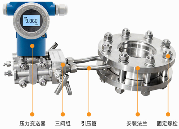 耐高温气体流量计结构图